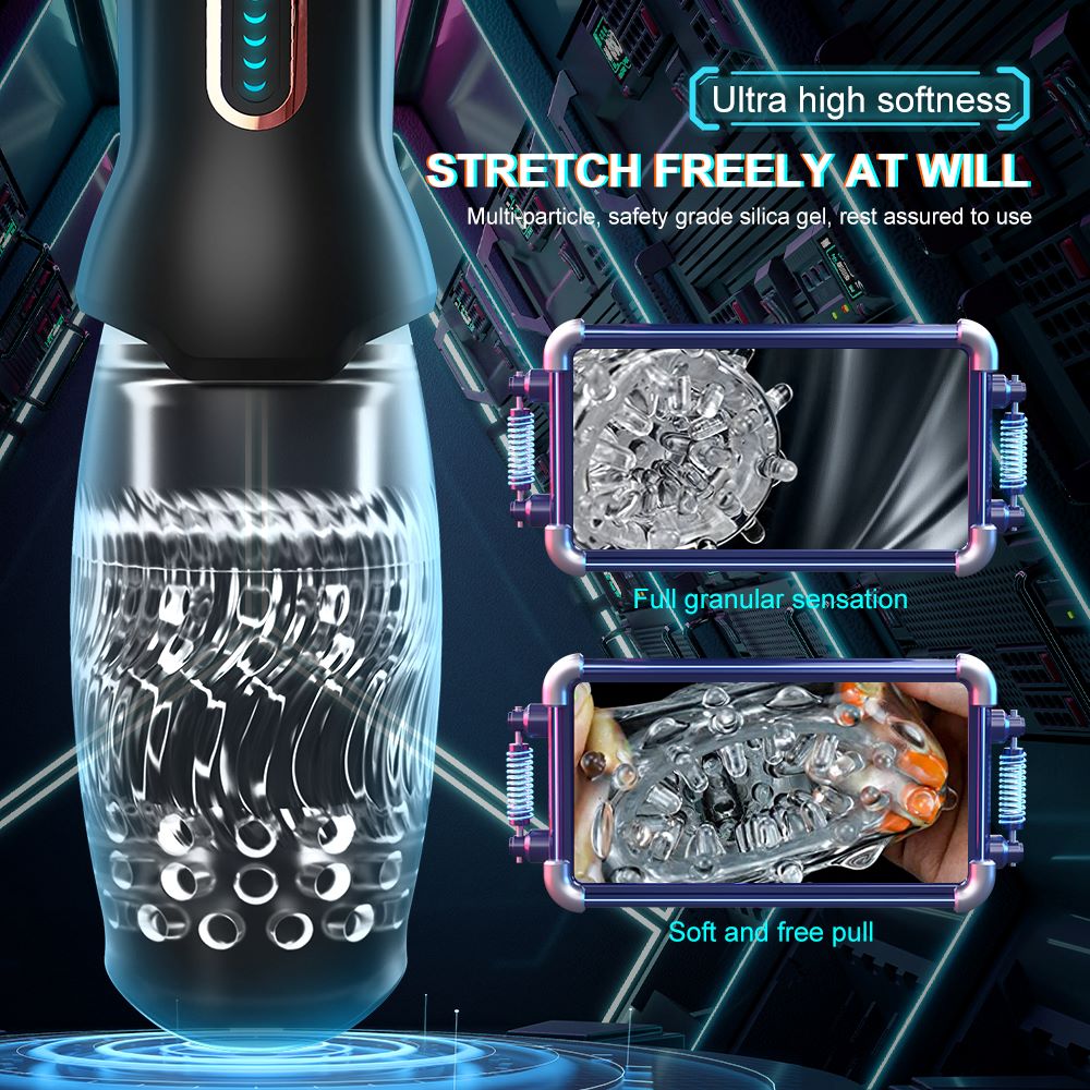 Ultimate Pleasure Electric Male Masturbator with 9 Rotating & Thrusting Modes
